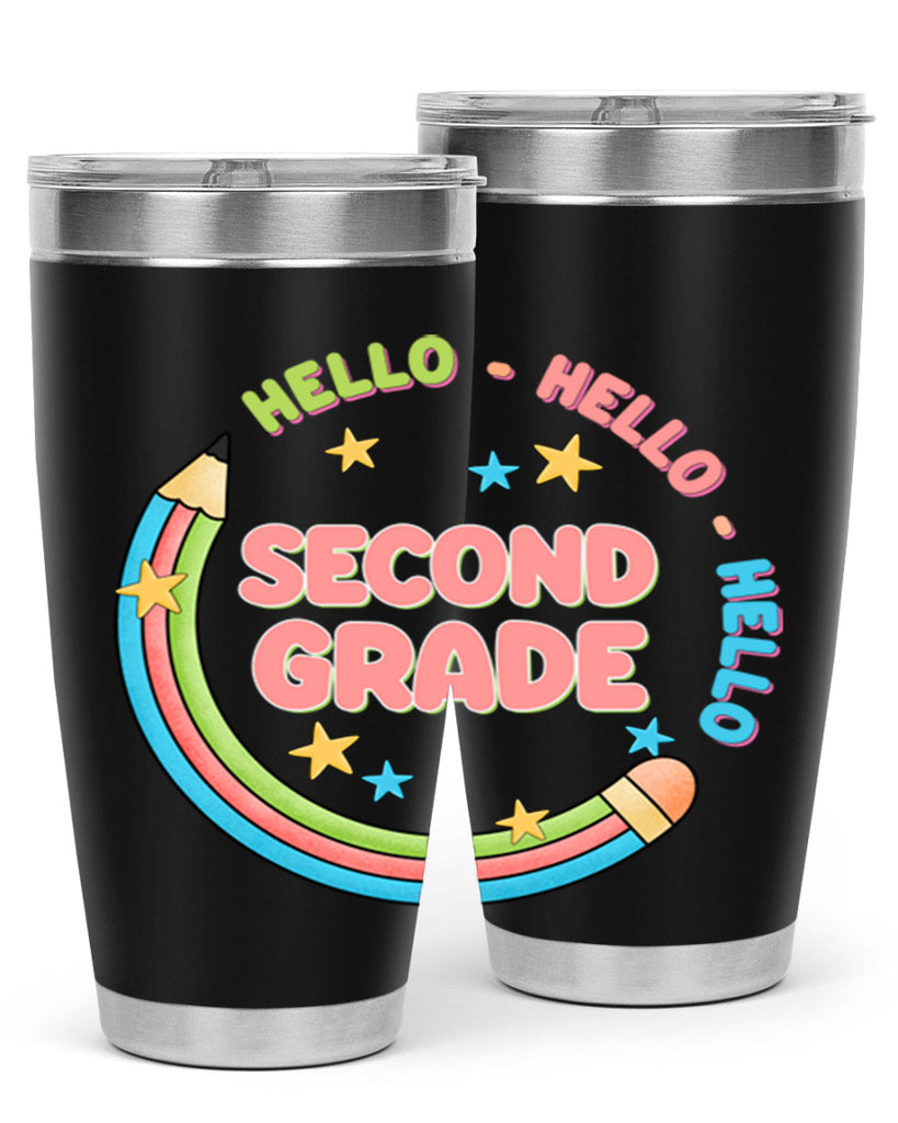 Hello 2nd Grade Pencil 10#- second grade- Tumbler