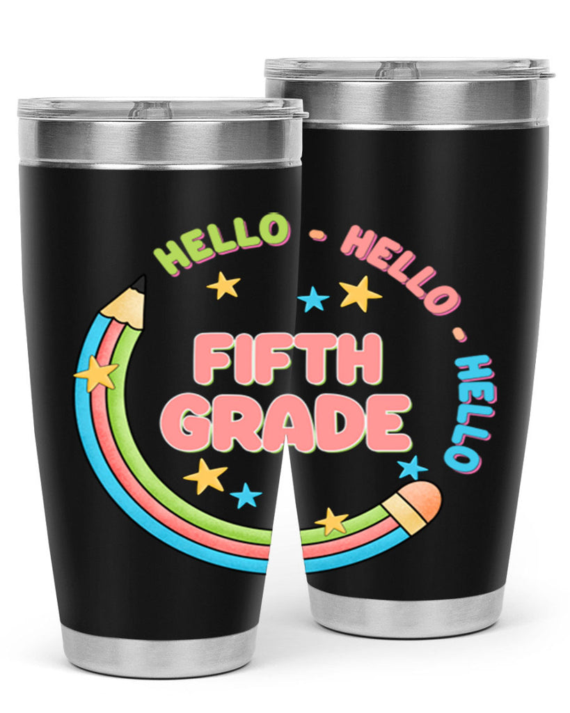 Hello 5th Grade Pencil 12#- 5th grade- Tumbler