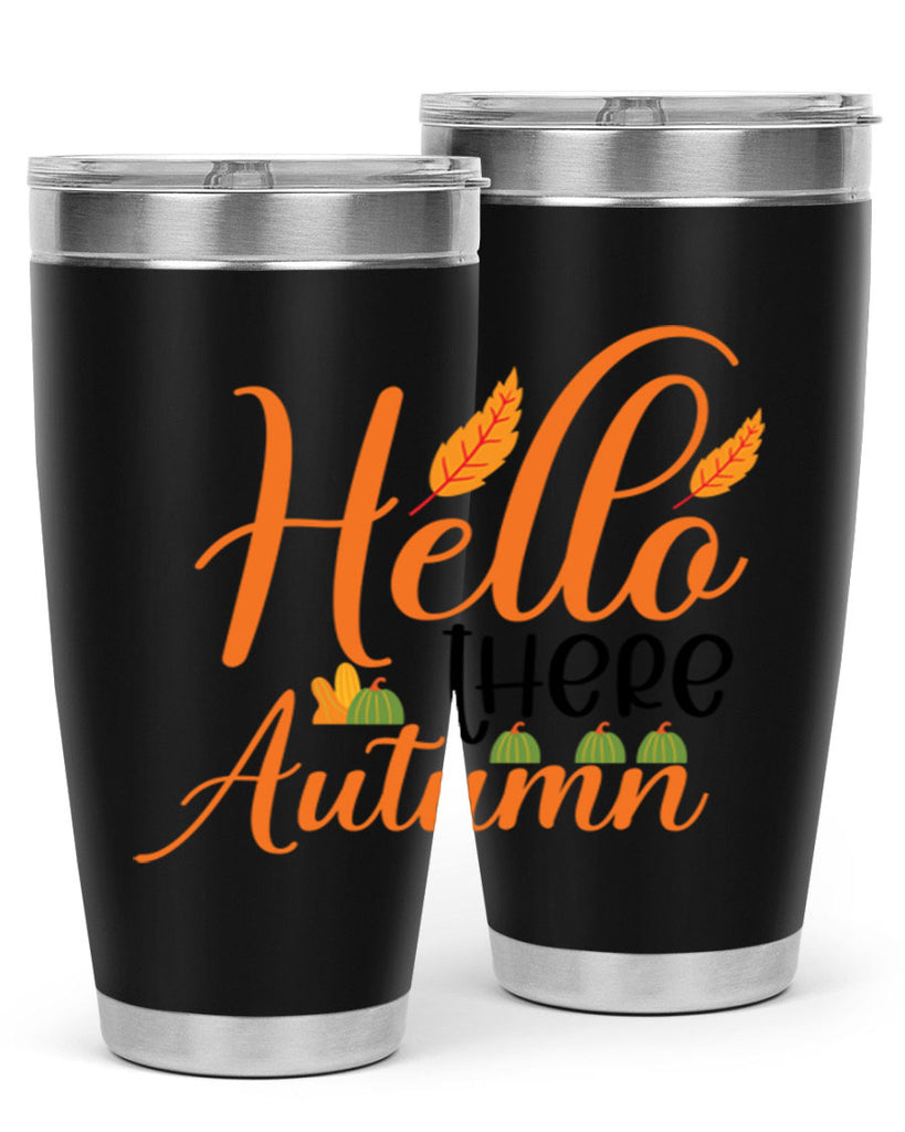Hello There Autumn 297#- fall- Tumbler