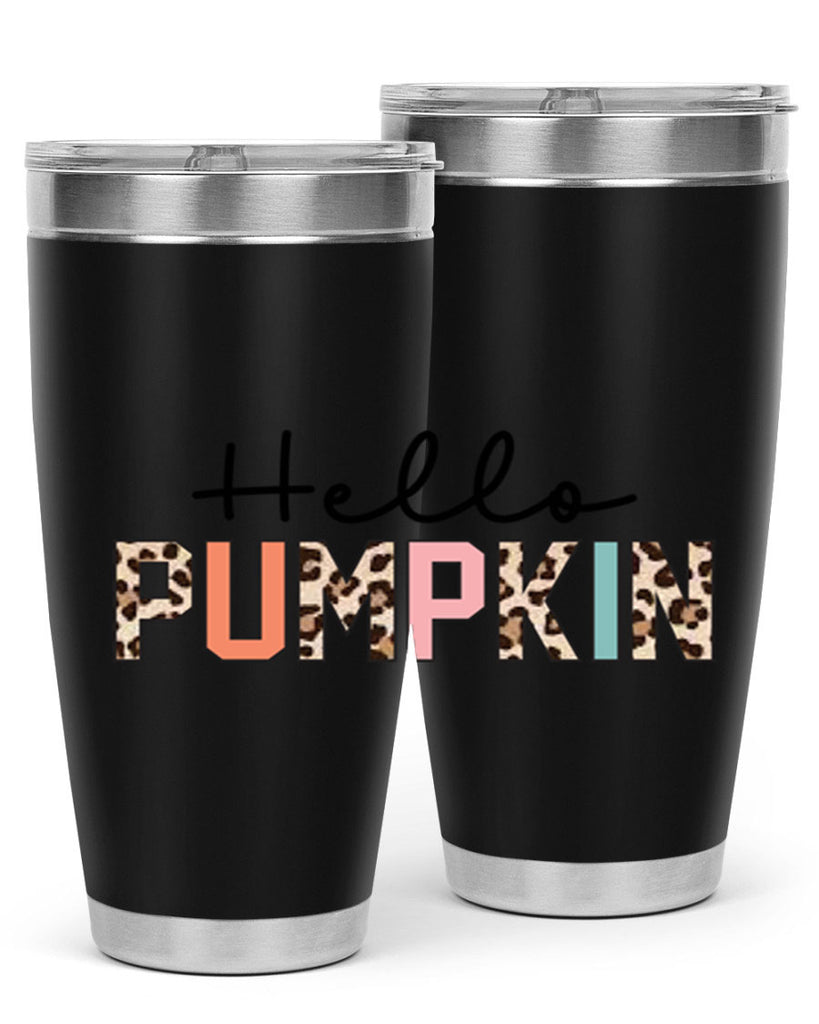 Hello pumpkin 289#- fall- Tumbler