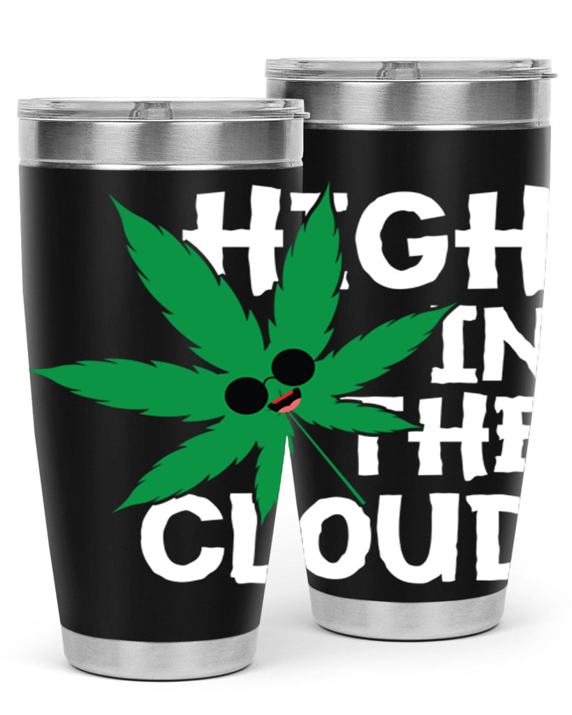 High in the cloud 114#- marijuana- Tumbler