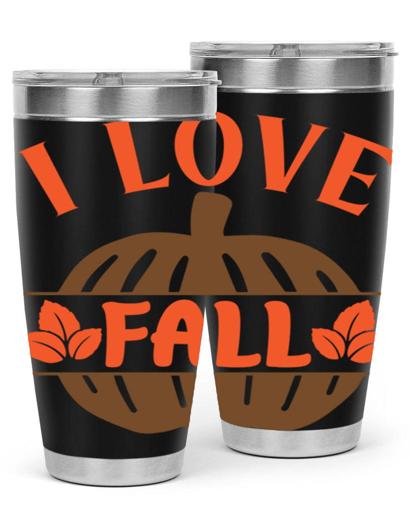 I Love Fall 337#- fall- Tumbler