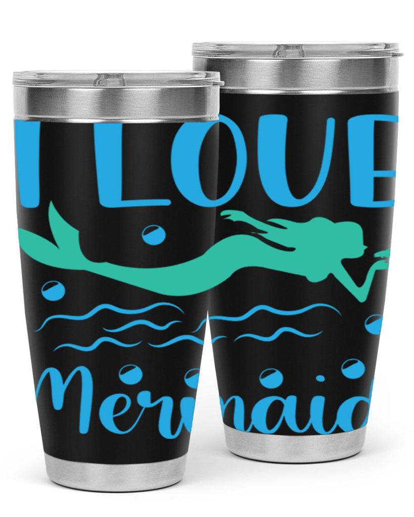 I Love Mermaid Design 231#- mermaid- Tumbler