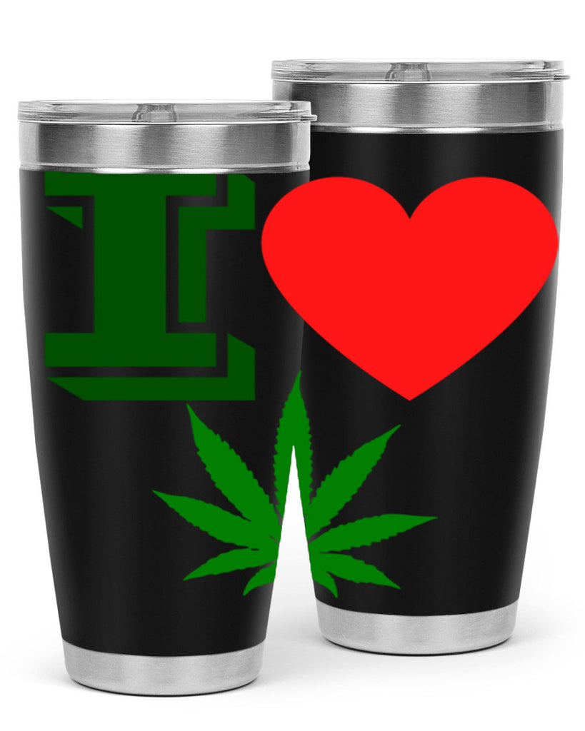 I love Cannabis 127#- marijuana- Tumbler