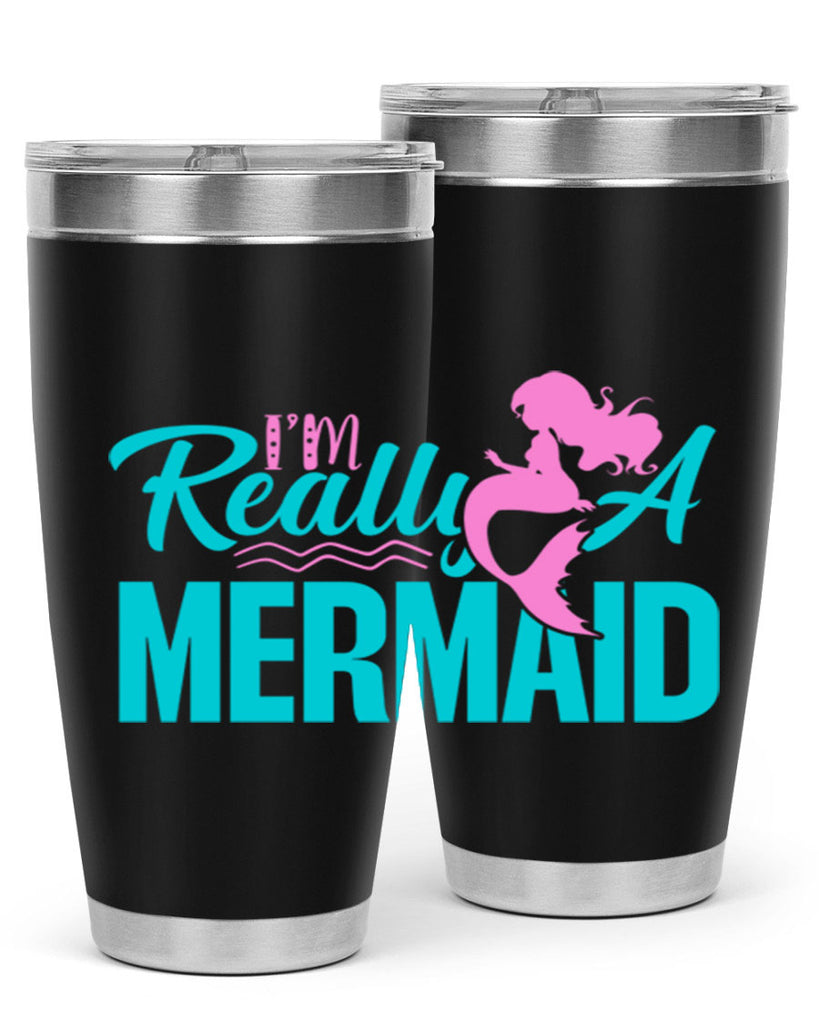 I m Really A Mermaid 212#- mermaid- Tumbler