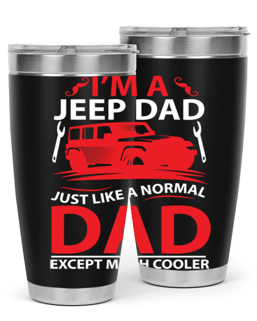 IM AJEEP DAD 51#- dad- Tumbler