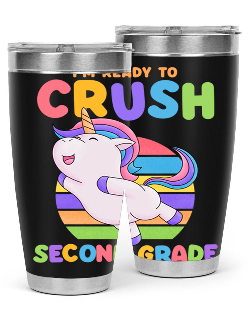 Im Ready to Crush 2nd 14#- second grade- Tumbler