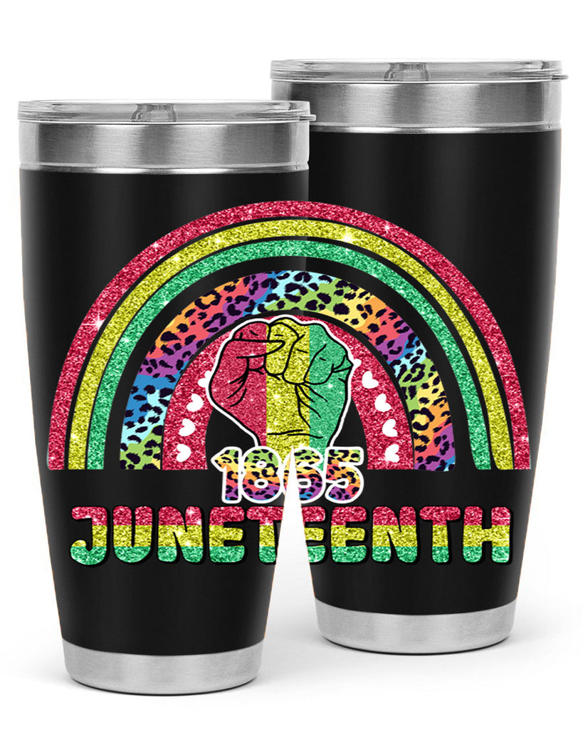 Juneteenth 1865 Rainbow 19#- Juneteenth- tumbler