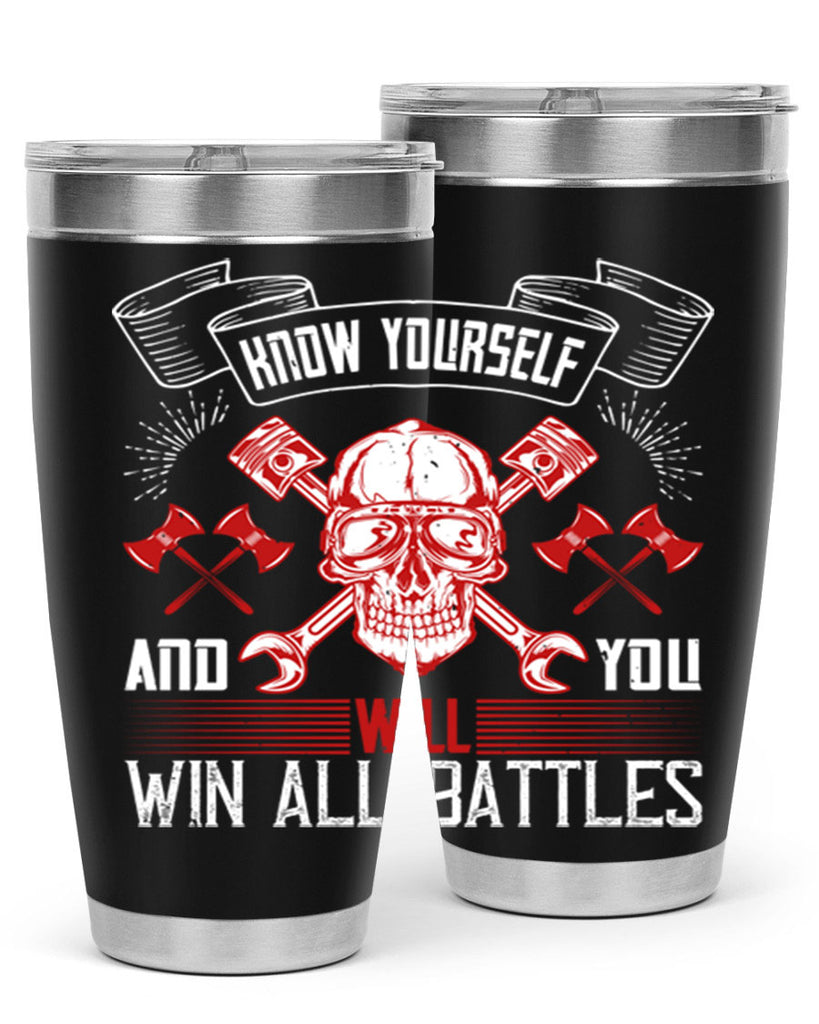 Know yourself and you will win all battles Style 25#- coaching- tumbler