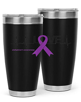 LOVE Gifts for Survivors National Alzheimers Awareness 192#- alzheimers- Tumbler