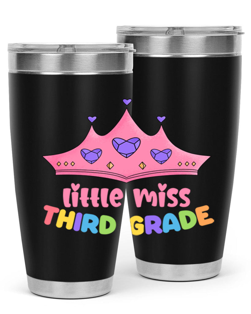 Little Miss 3rd Grade 16#- 3rd grade- Tumbler