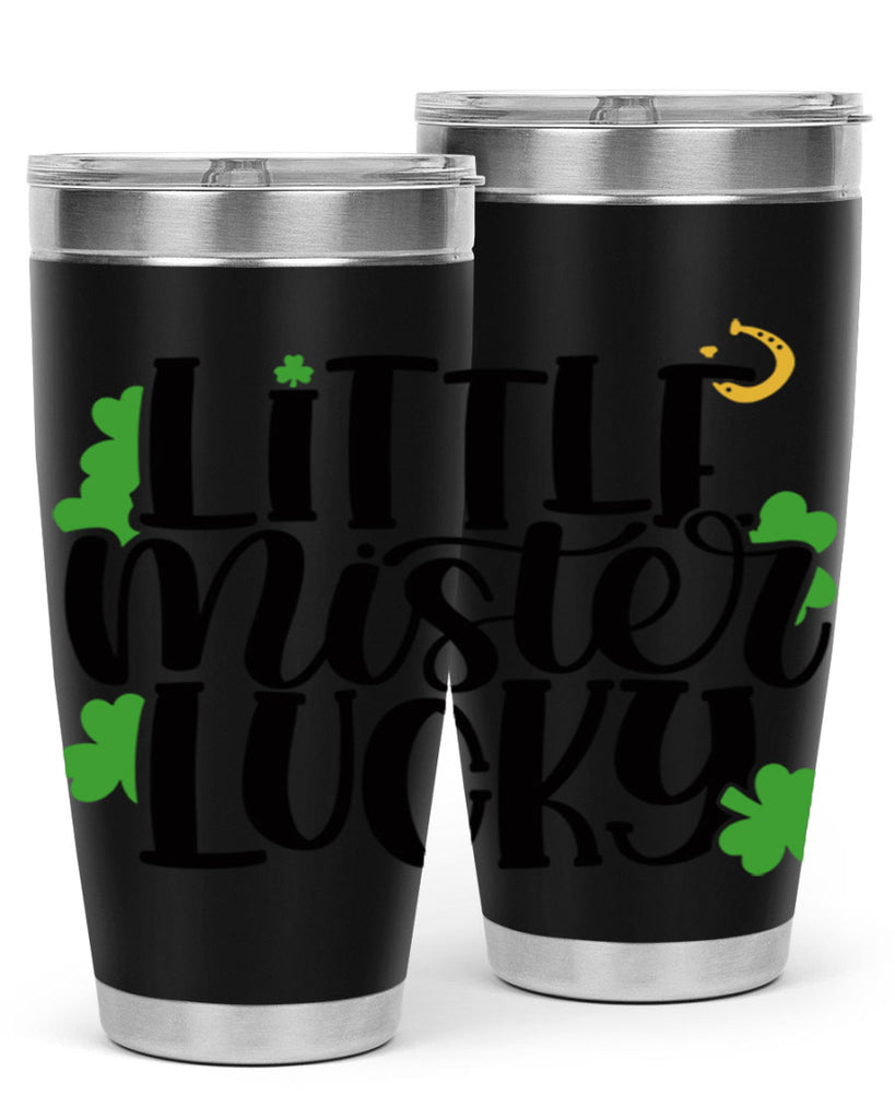 Little Mister Lucky Style 67#- St Patricks Day- Tumbler
