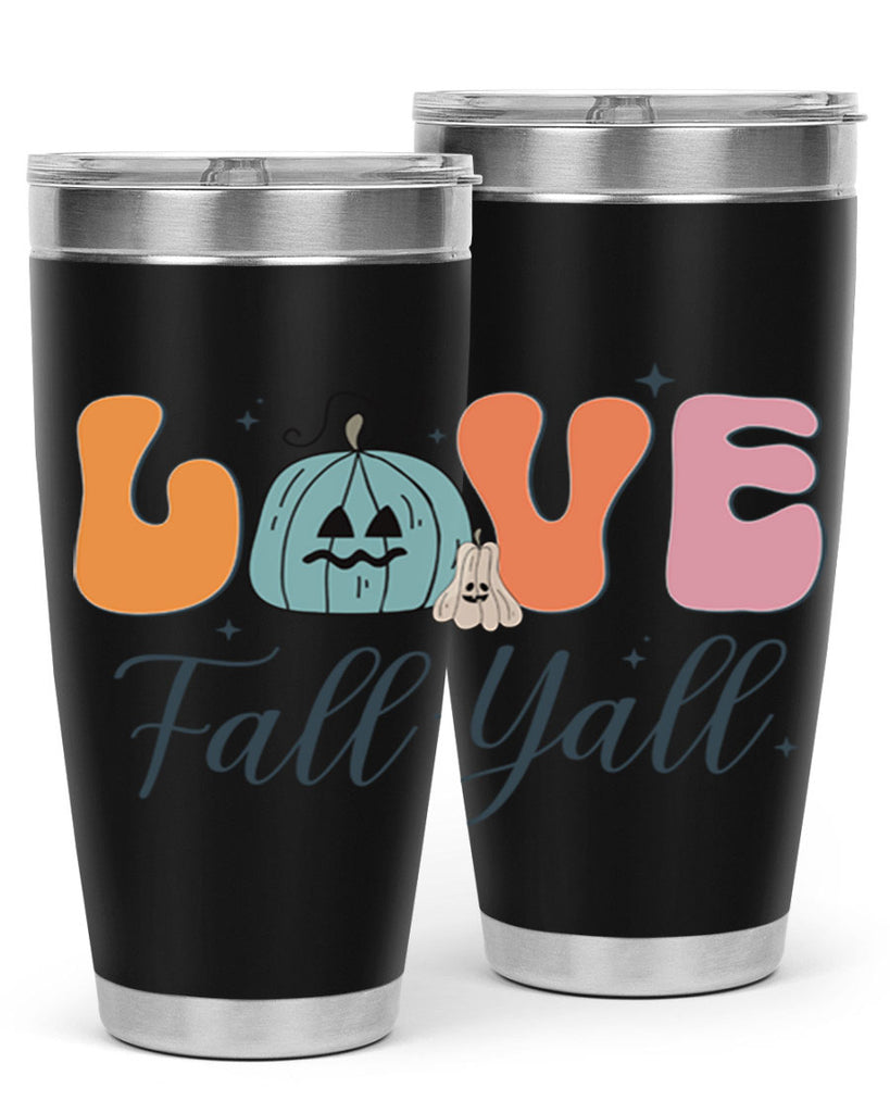 Love Fall Yall 413#- fall- Tumbler