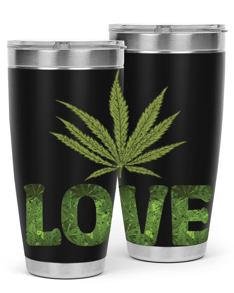 Love Sublimation 192#- marijuana- Tumbler