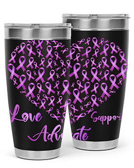 Love Suppor Advocae AlzheimerS 194#- alzheimers- Tumbler