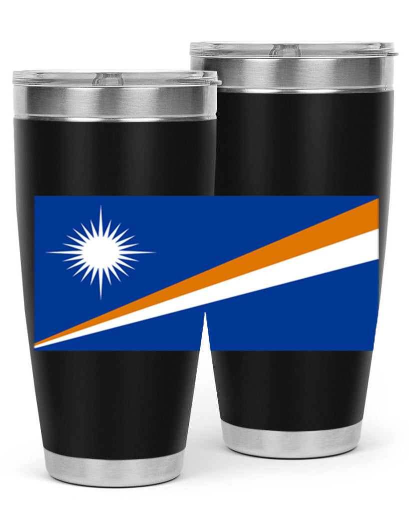 Marshall Islands 90#- world flags- Tumbler