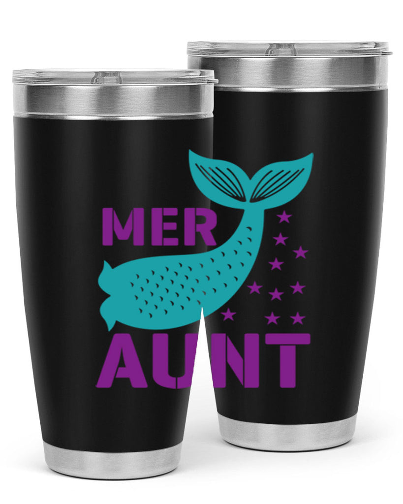 Mer Aunt 319#- mermaid- Tumbler