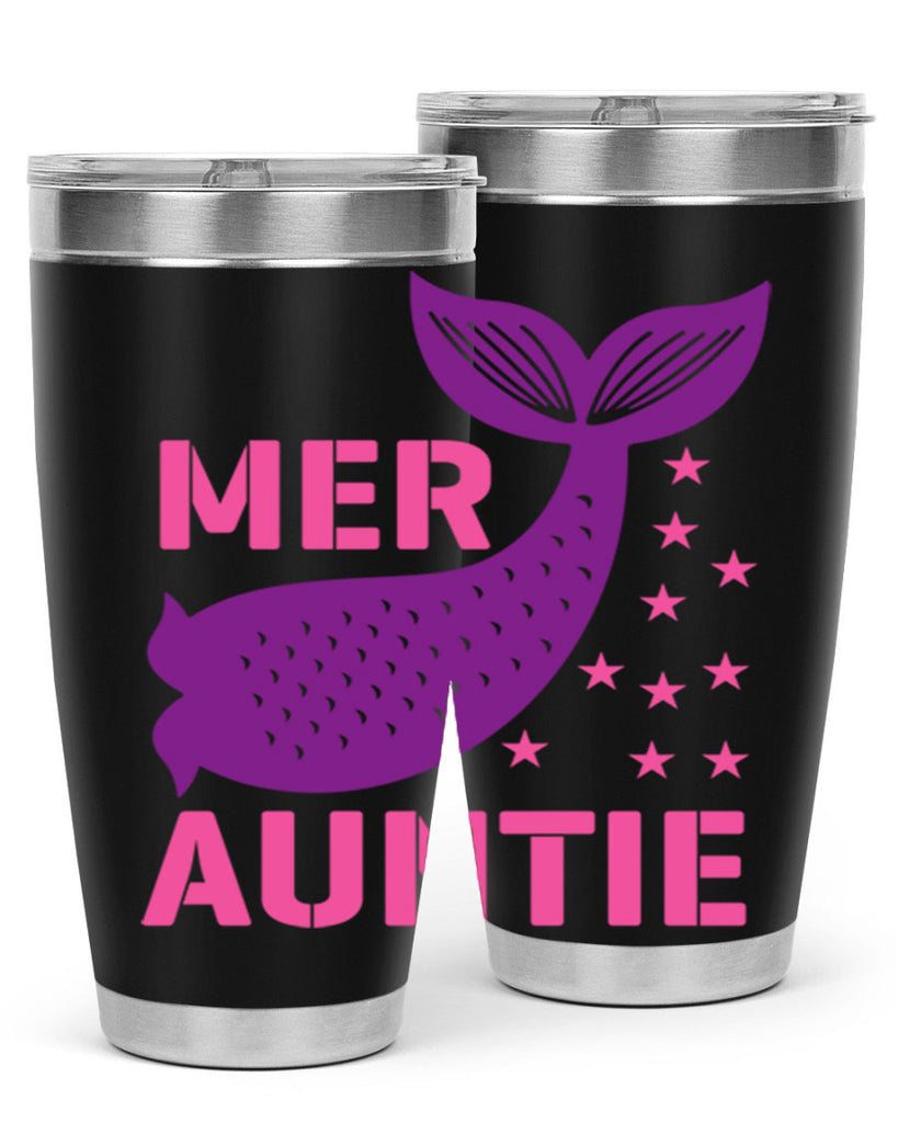 Mer Auntie 320#- mermaid- Tumbler