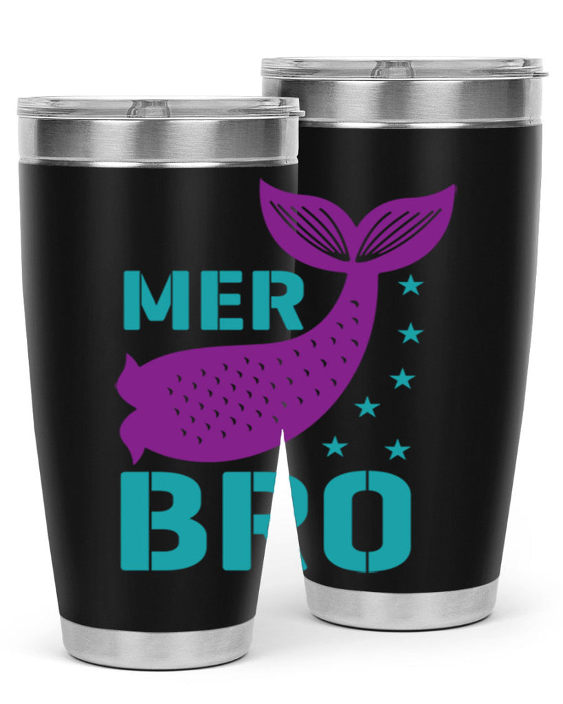 Mer Bro 322#- mermaid- Tumbler