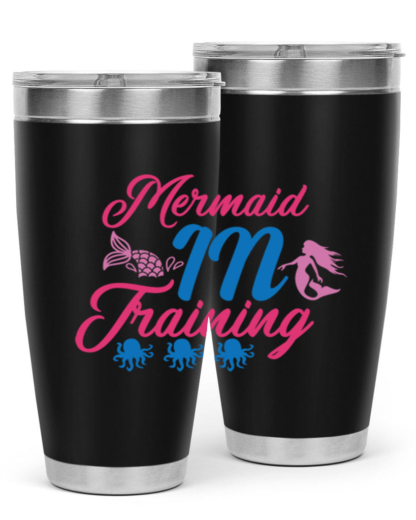 Mermaid In Training 363#- mermaid- Tumbler