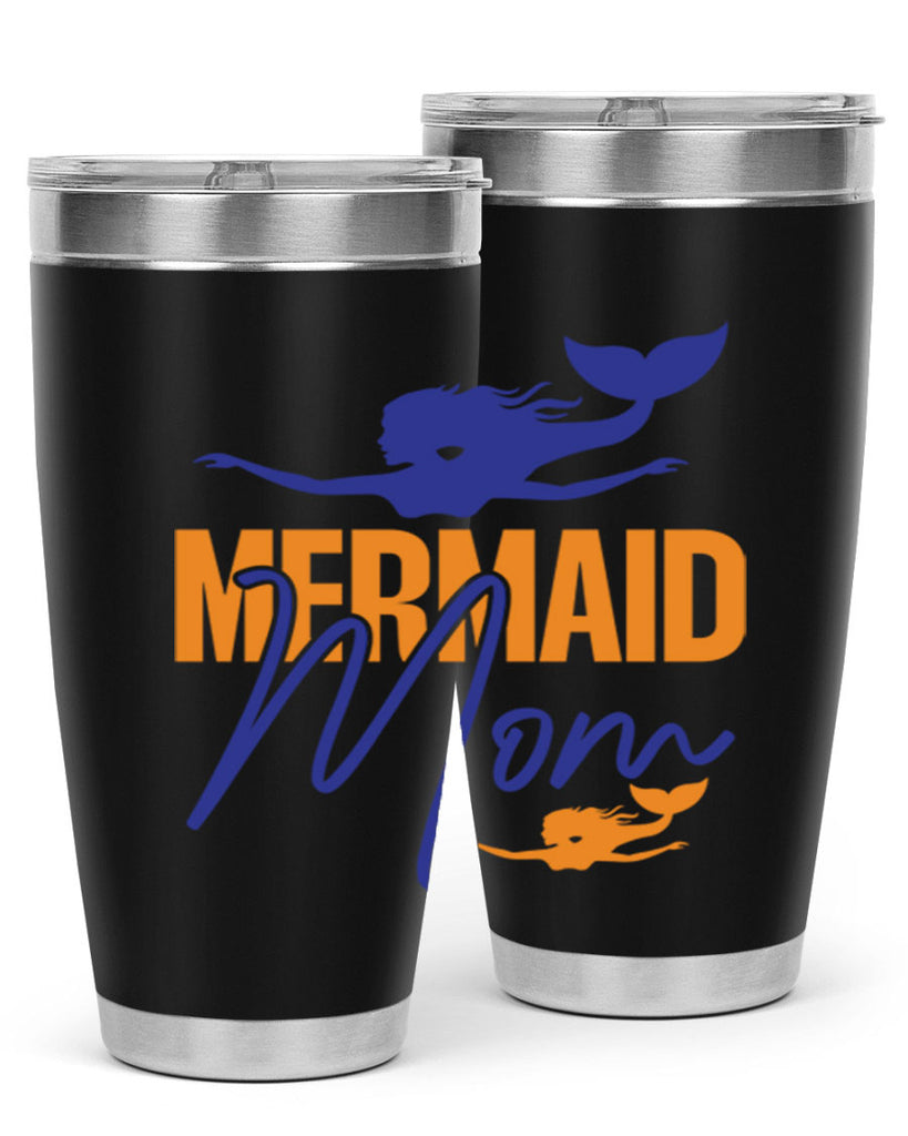 Mermaid Mom 369#- mermaid- Tumbler