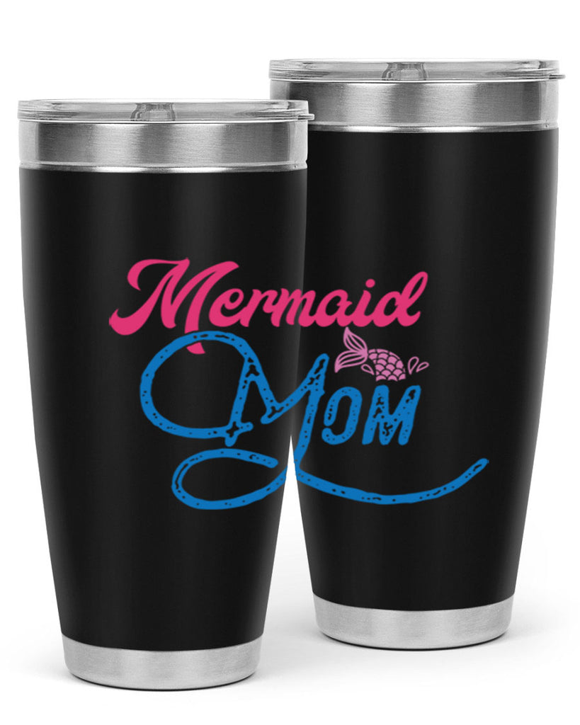 Mermaid Mom 371#- mermaid- Tumbler