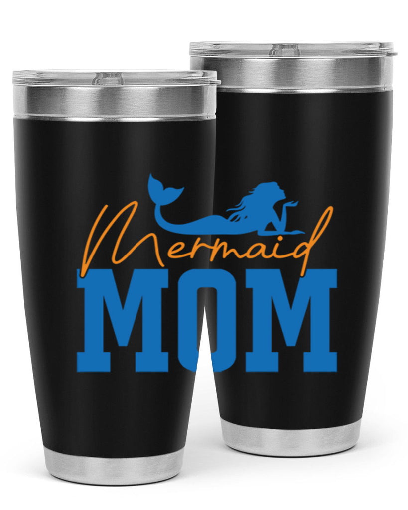 Mermaid Mom 375#- mermaid- Tumbler