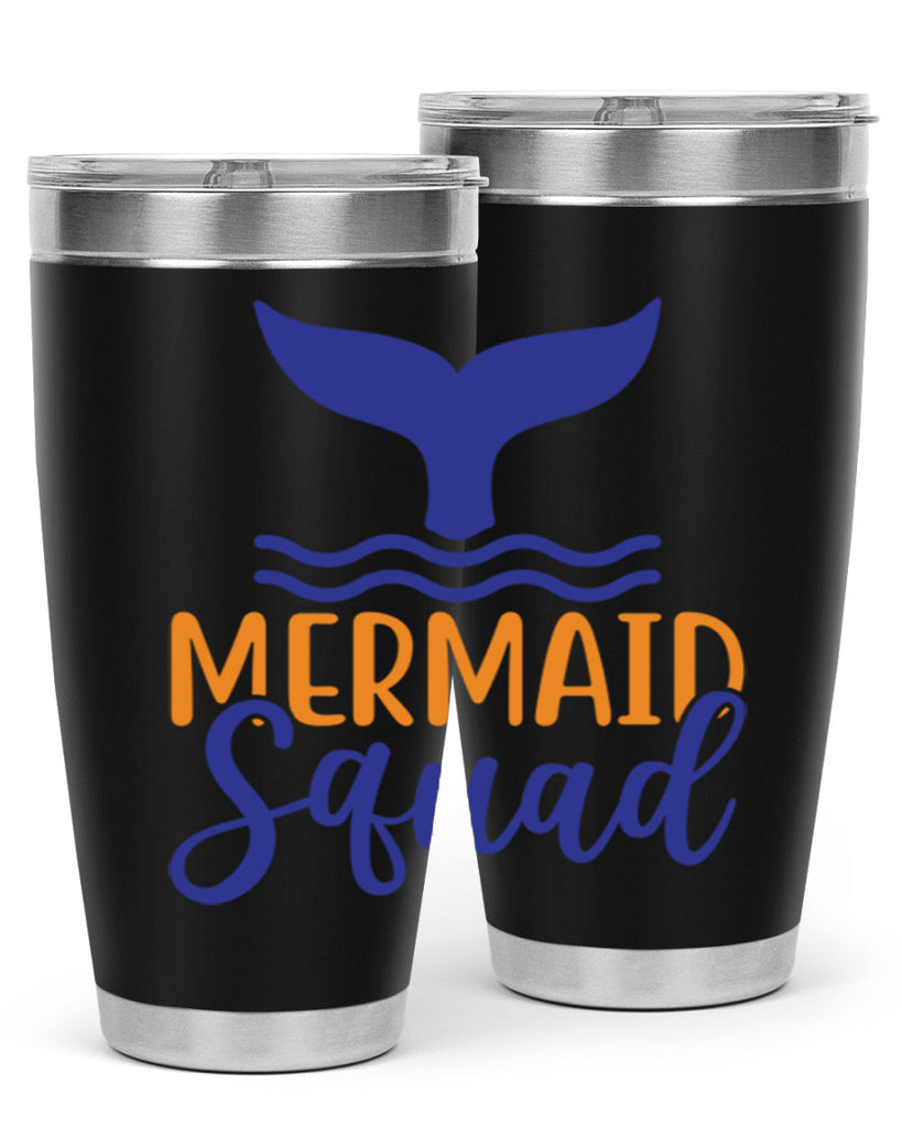 Mermaid Squad 379#- mermaid- Tumbler