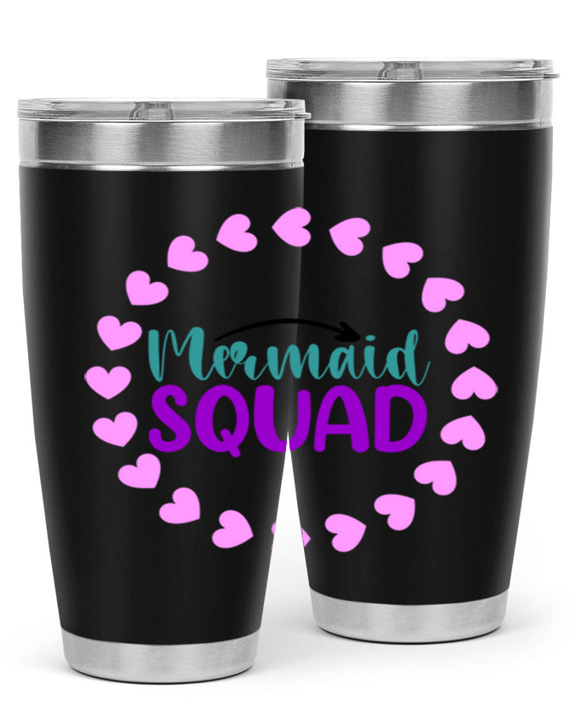 Mermaid Squad 382#- mermaid- Tumbler