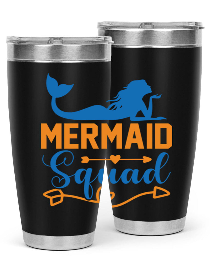 Mermaid Squad 385#- mermaid- Tumbler