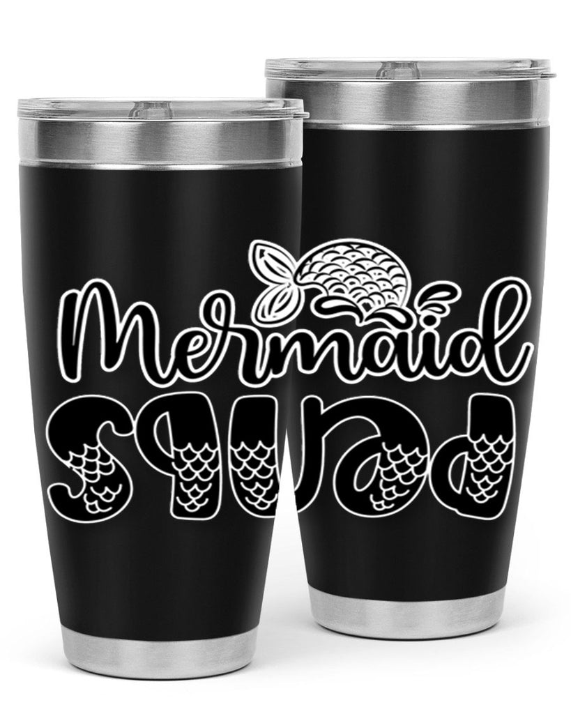 Mermaid Squad 444#- mermaid- Tumbler