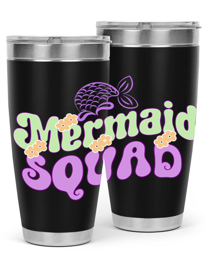 Mermaid Squad 445#- mermaid- Tumbler