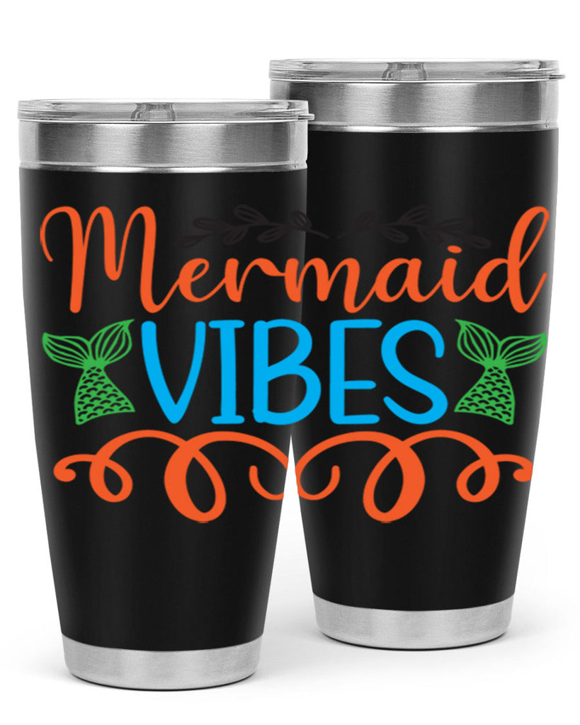 Mermaid Vibes 458#- mermaid- Tumbler