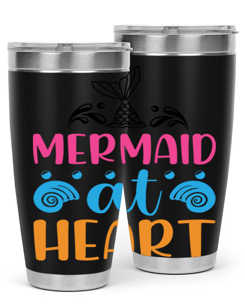 Mermaid at heart Design 396#- mermaid- Tumbler