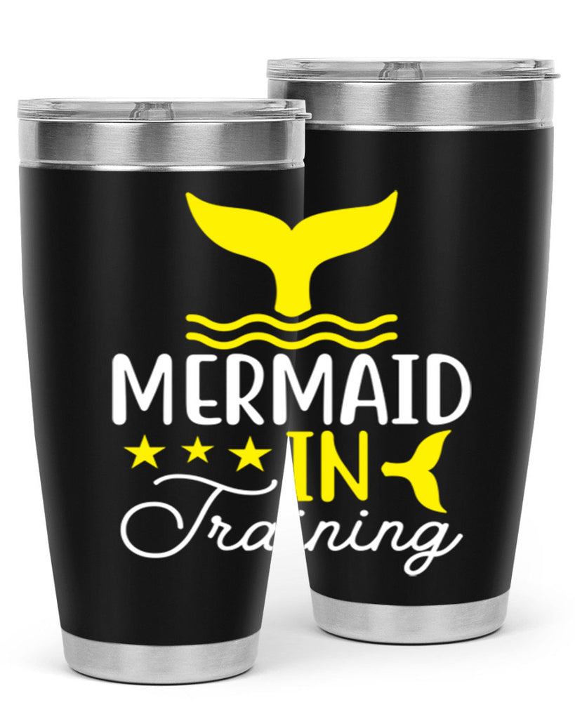 Mermaid in Training 361#- mermaid- Tumbler