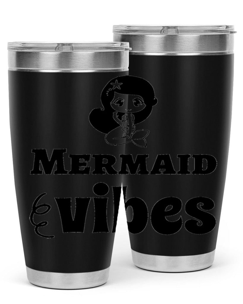 Mermaid vibes 456#- mermaid- Tumbler