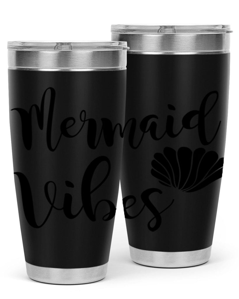 Mermaid vibes 464#- mermaid- Tumbler