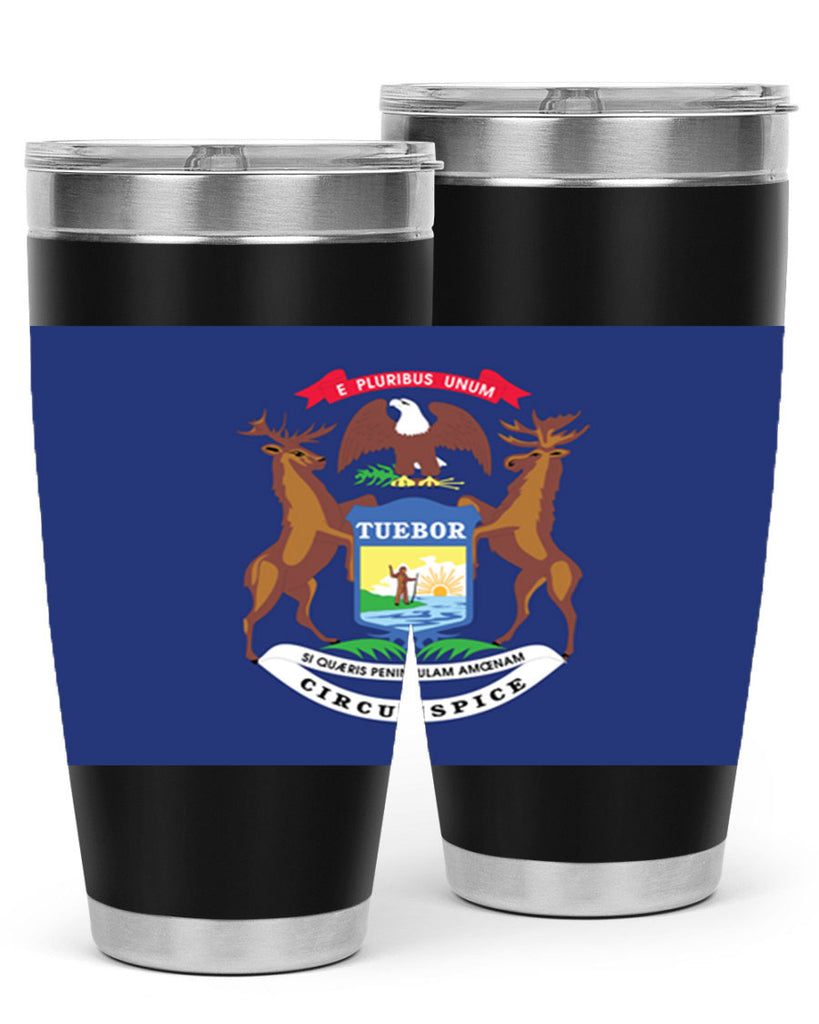 Michigan 30#- Us Flags- Tumbler