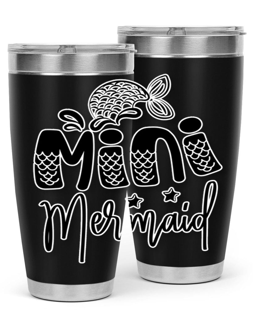 Mini Mermaid 508#- mermaid- Tumbler