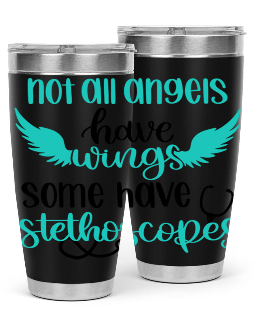 Not All Angels Have Style Style 127#- nurse- tumbler