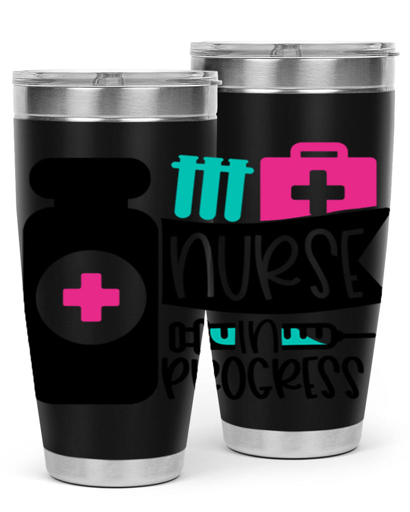 Nurse In Progress Style Style 111#- nurse- tumbler