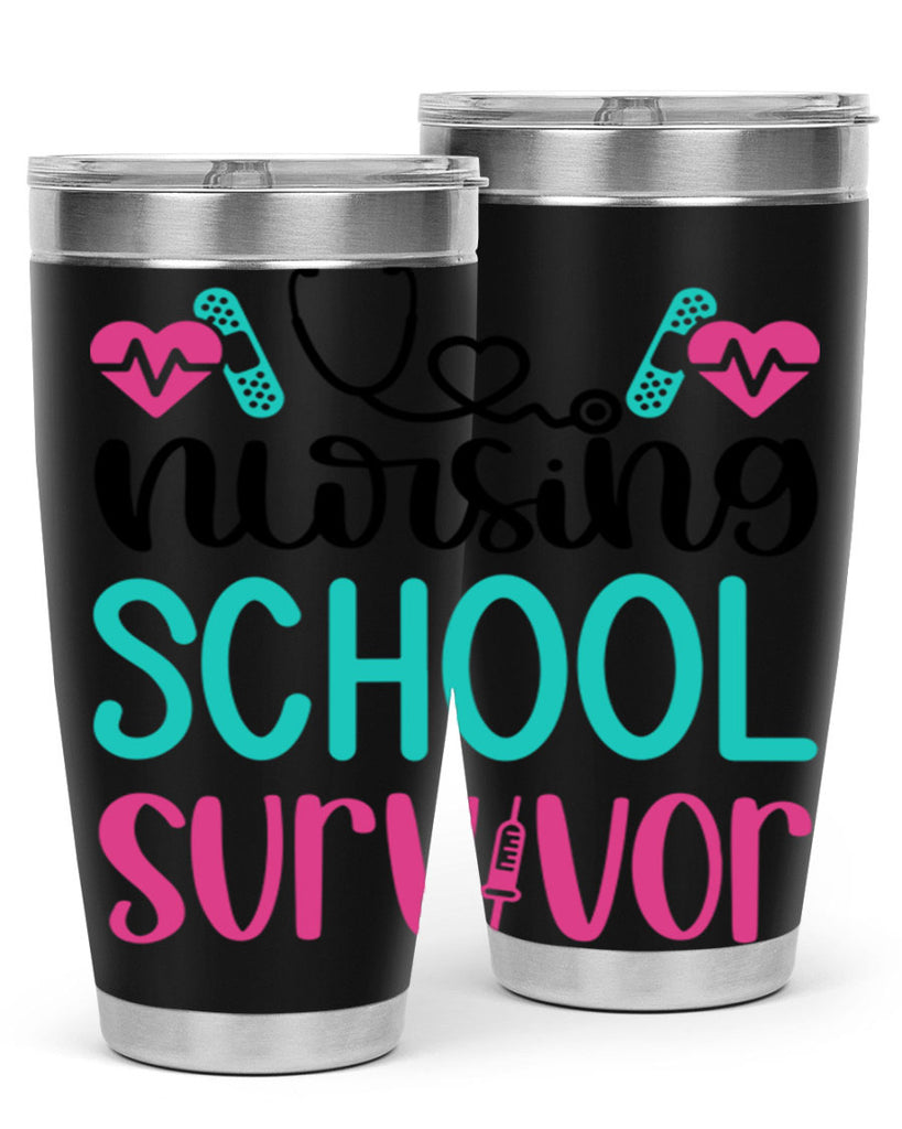 Nursing School Survivor Style Style 63#- nurse- tumbler