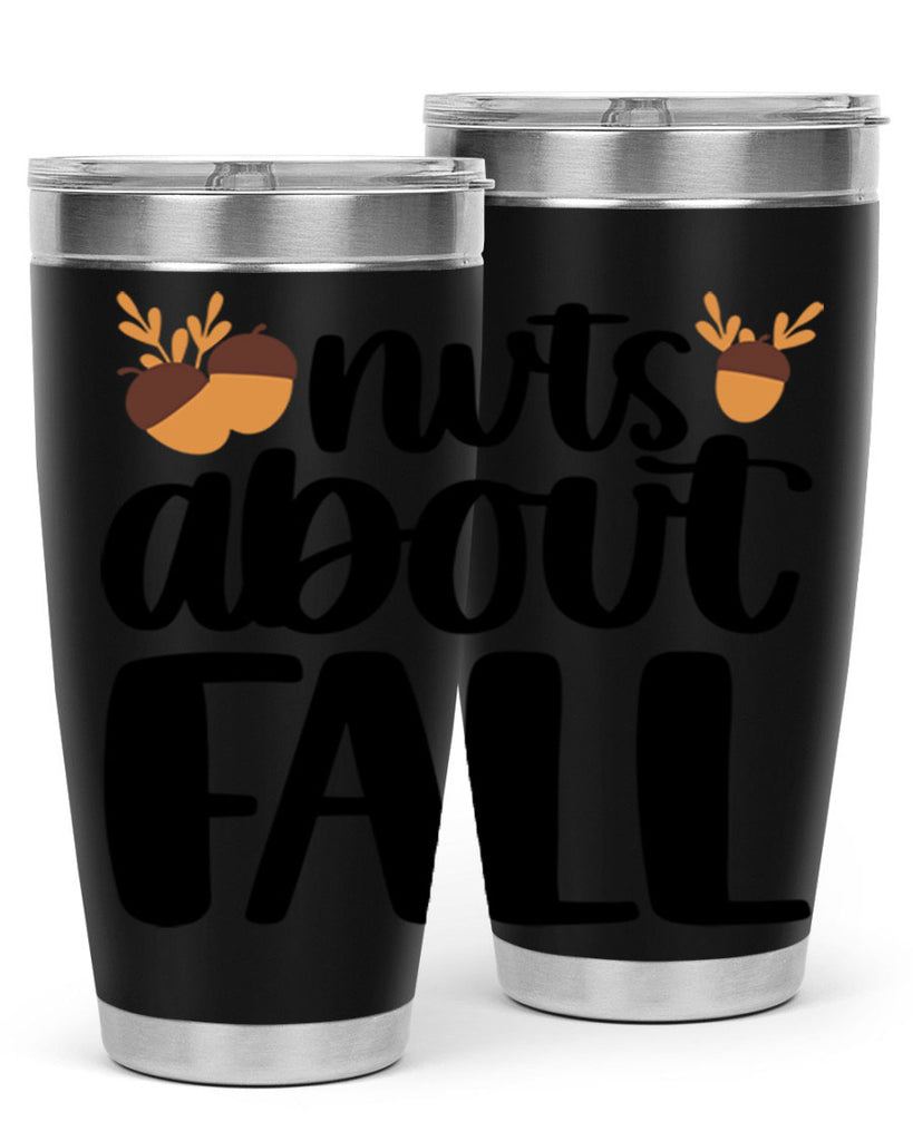 Nuts About Fall 503#- fall- Tumbler