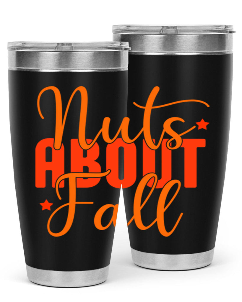 Nuts About Fall Design 444#- fall- Tumbler