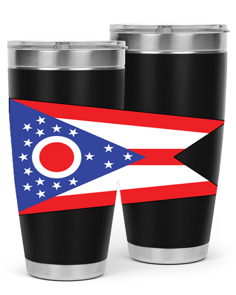 Ohio 17#- Us Flags- Tumbler