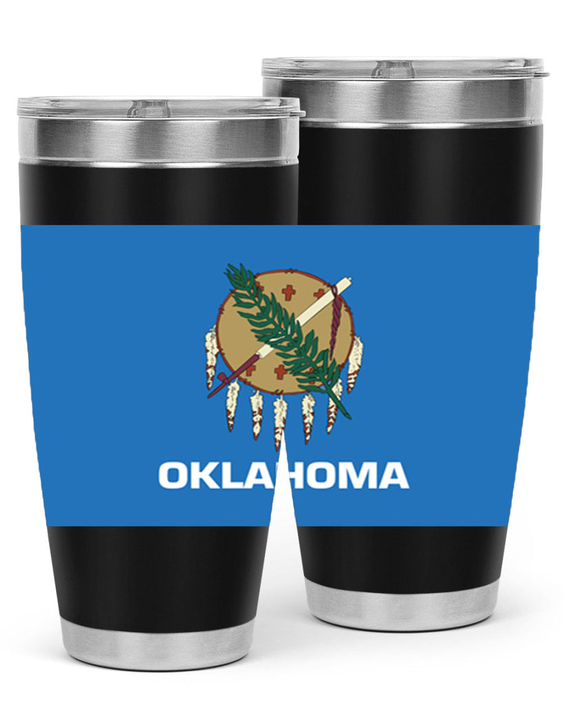 Oklahoma 16#- Us Flags- Tumbler