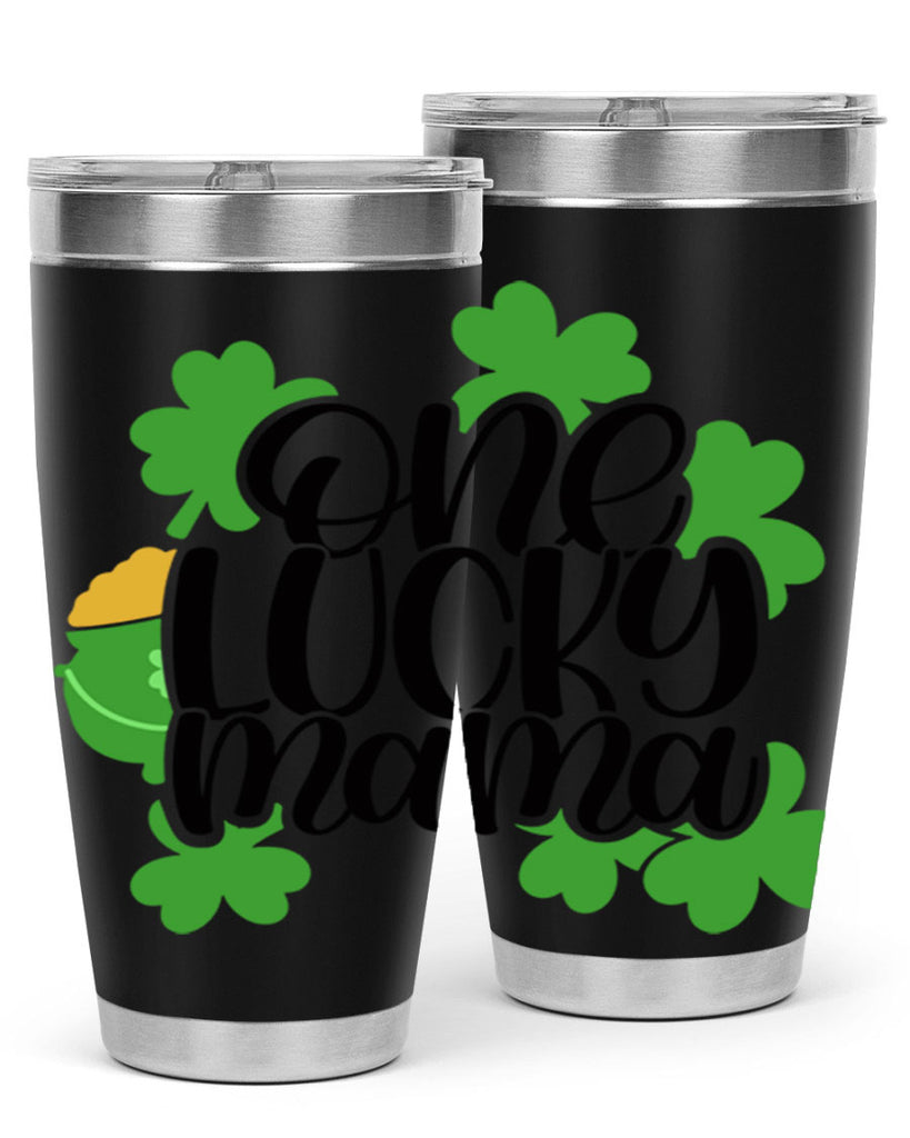 One Lucky Mama Style 42#- St Patricks Day- Tumbler