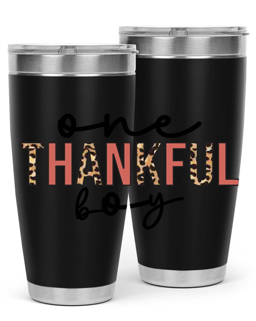 One thankful boy 462#- fall- Tumbler