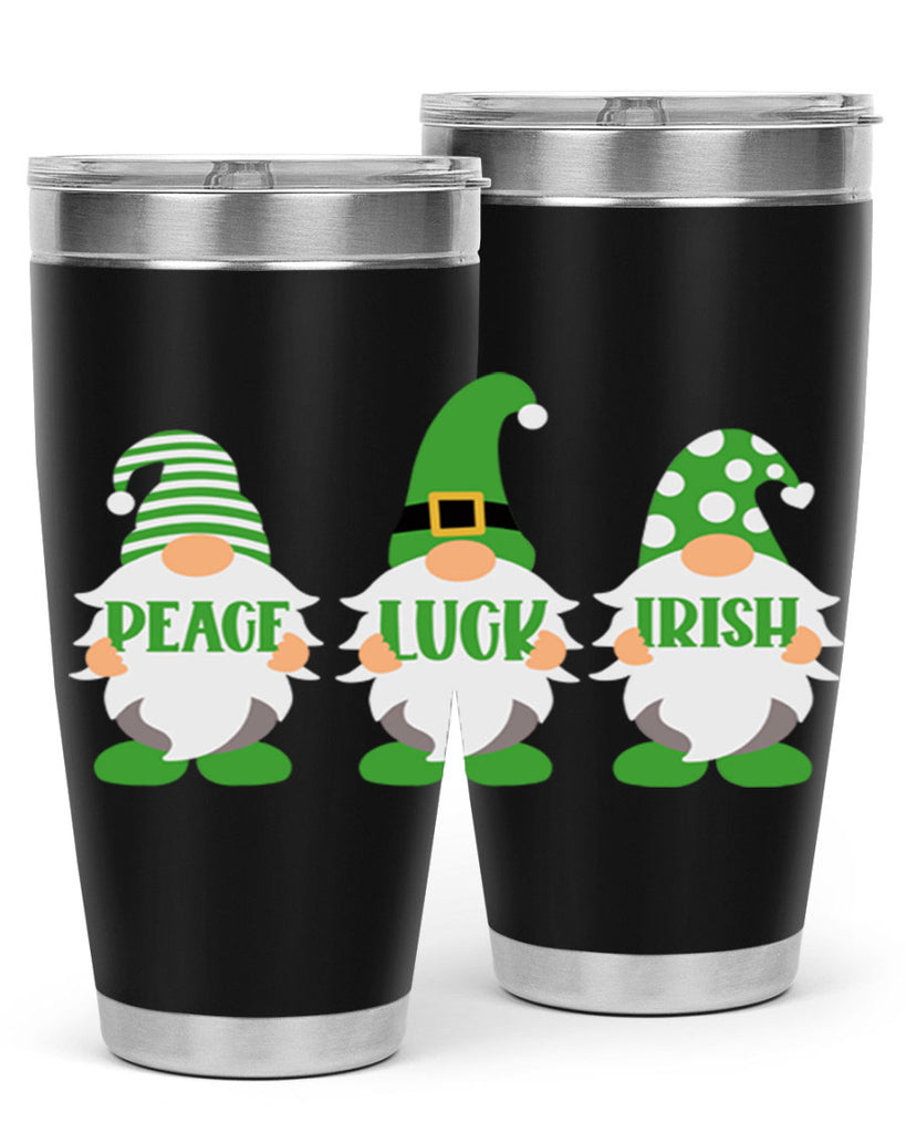 Peace Luck Irish Style 41#- St Patricks Day- Tumbler