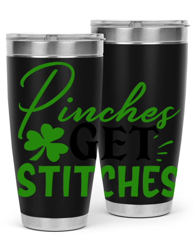 Pinches Get Stitches Style 147#- St Patricks Day- Tumbler